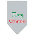Load image into Gallery viewer, Christmas Pet and Dog Bandana Screen Printed, "Merry Christmas"
