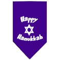Load image into Gallery viewer, Pet and Dog Bandana Screen Printed, "Happy Hanukkah"
