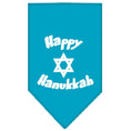 Load image into Gallery viewer, Pet and Dog Bandana Screen Printed, "Happy Hanukkah"
