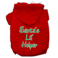 Load image into Gallery viewer, Christmas Pet Hoodie Screen Printed, "Santa's Lil Helper"
