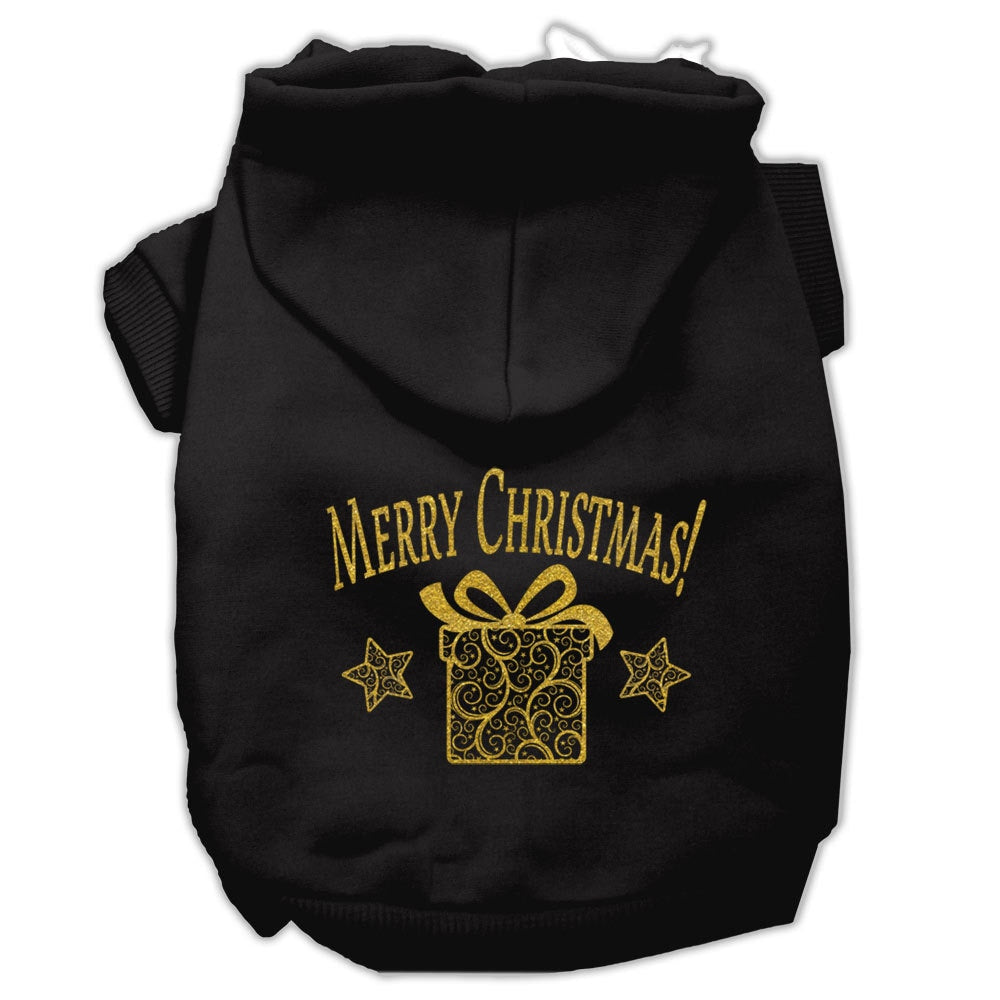 Christmas Pet Hoodie, "Golden Christmas Present"