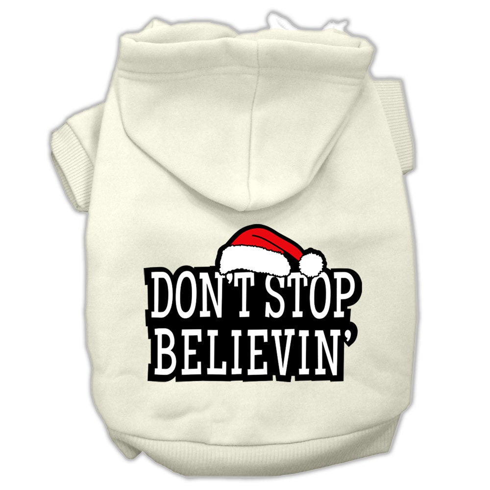 Christmas Pet Hoodie, "Don't Stop Believin"