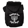 Load image into Gallery viewer, Hanukkah Pet Hoodie Screen Printed, "Spoiled For Eight Days"
