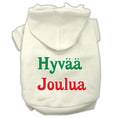 Load image into Gallery viewer, Pet Dog & Cat Hoodie Screen Printed, "Hyvaa Joulua"
