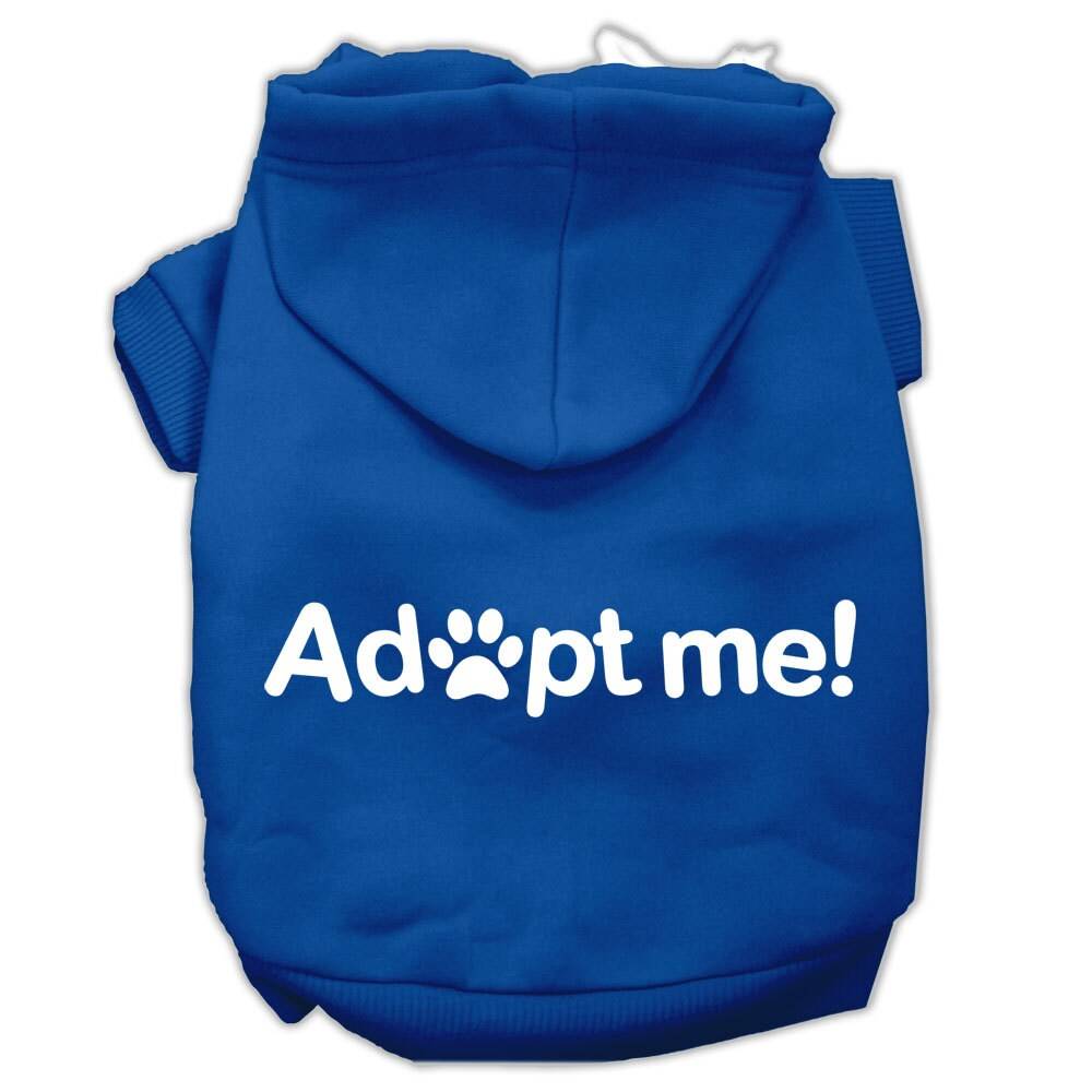 Pet Hoodie Screen Print "Adopt Me"