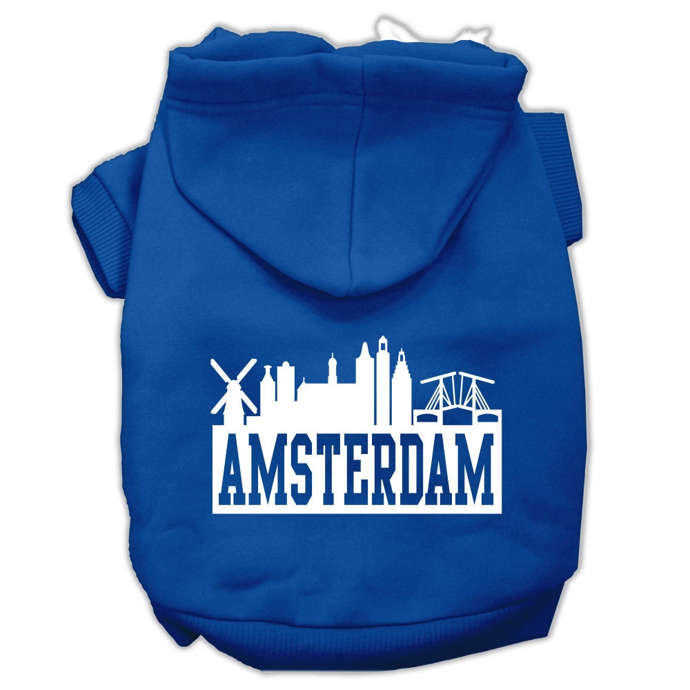 Pet Hoodie "Amsterdam Skyline"