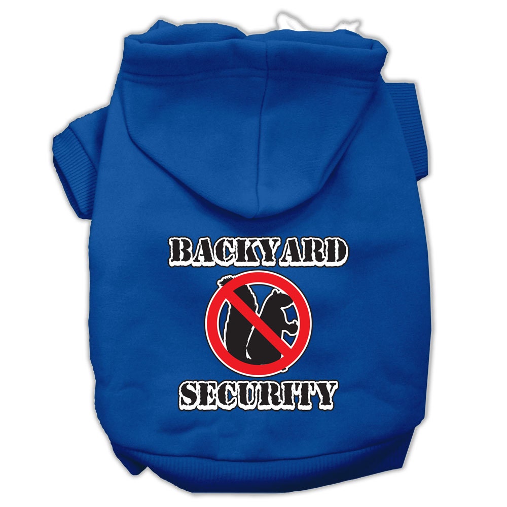 Pet Hoodie "Backyard Security"