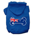 Load image into Gallery viewer, Pet Hoodie "Bone Shaped Australian Flag"

