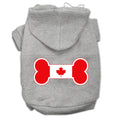 Load image into Gallery viewer, Pet Hoodie "Bone Shaped Canadian Flag"
