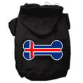 Load image into Gallery viewer, Pet Hoodie "Bone Shaped Iceland Flag"

