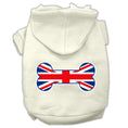 Load image into Gallery viewer, Pet, Dog & Cat Hoodie, "Bone Shaped Flag British (Union Jack) Flag"
