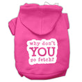 Load image into Gallery viewer, Pet Hoodie Screen Printed, "Fetch"

