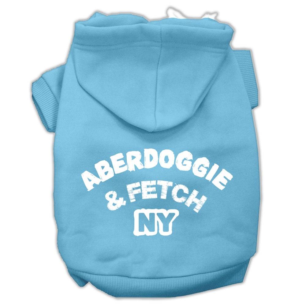 Pet Hoodie "Aberdoggie & Fetch NY"
