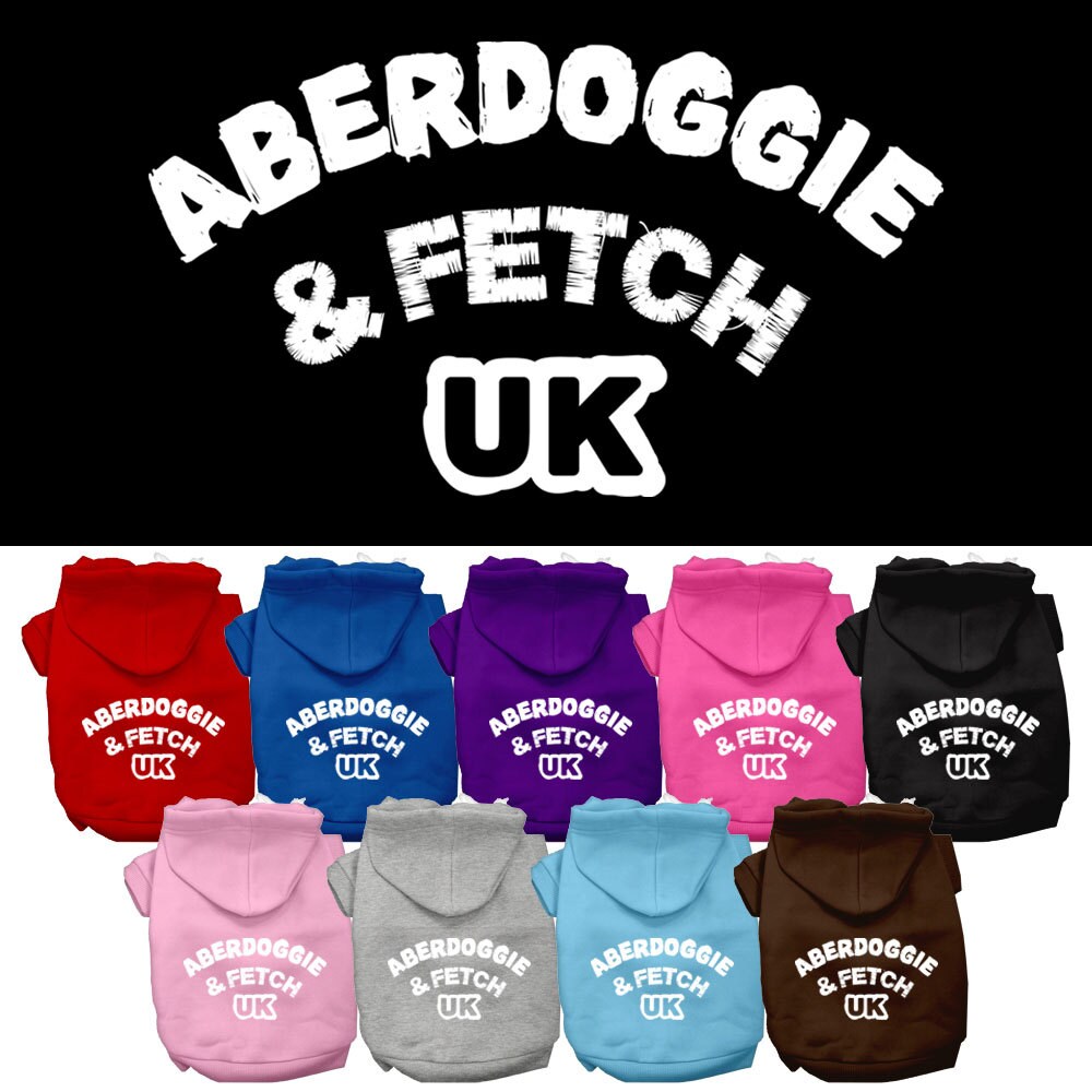 Pet Hoodie "Aberdoggie & Fetch UK"