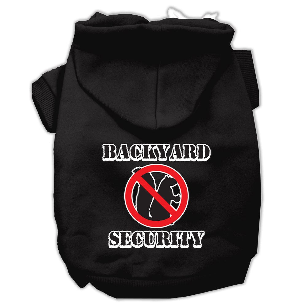 Pet Hoodie "Backyard Security"