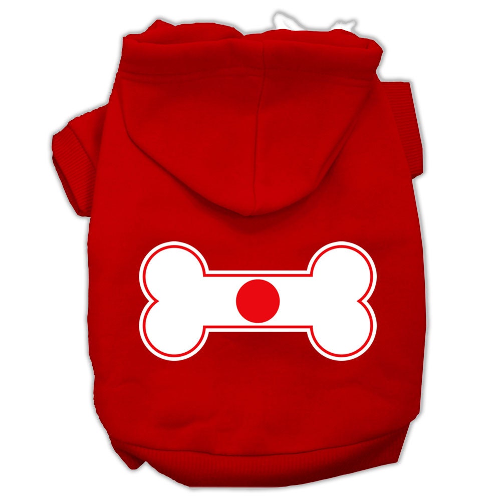 Pet Hoodie "Bone Flag Japan"