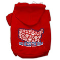 Load image into Gallery viewer, Pet Hoodie "God Bless The USA"
