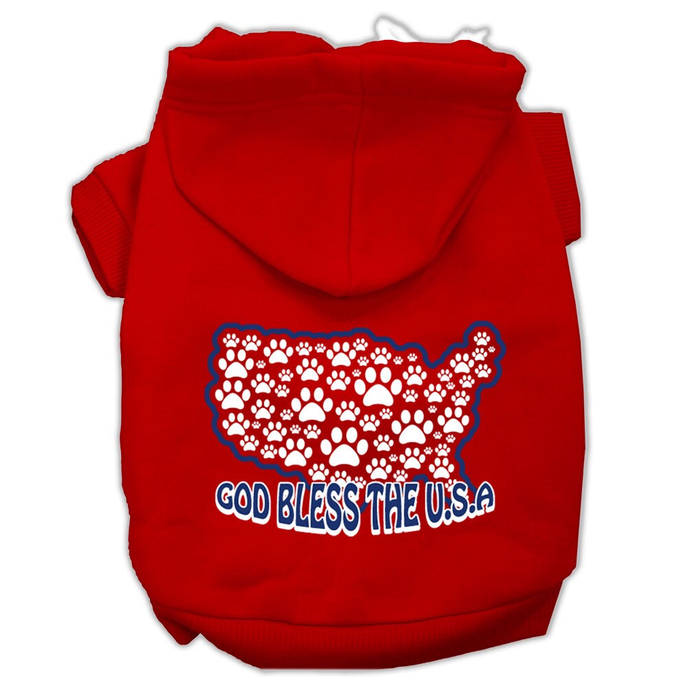 Pet Hoodie "God Bless The USA"