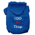 Load image into Gallery viewer, Pet Hoodie "I Do Bad Things"
