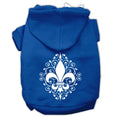 Load image into Gallery viewer, Pet Hoodie "Henna Fleur De Lis"
