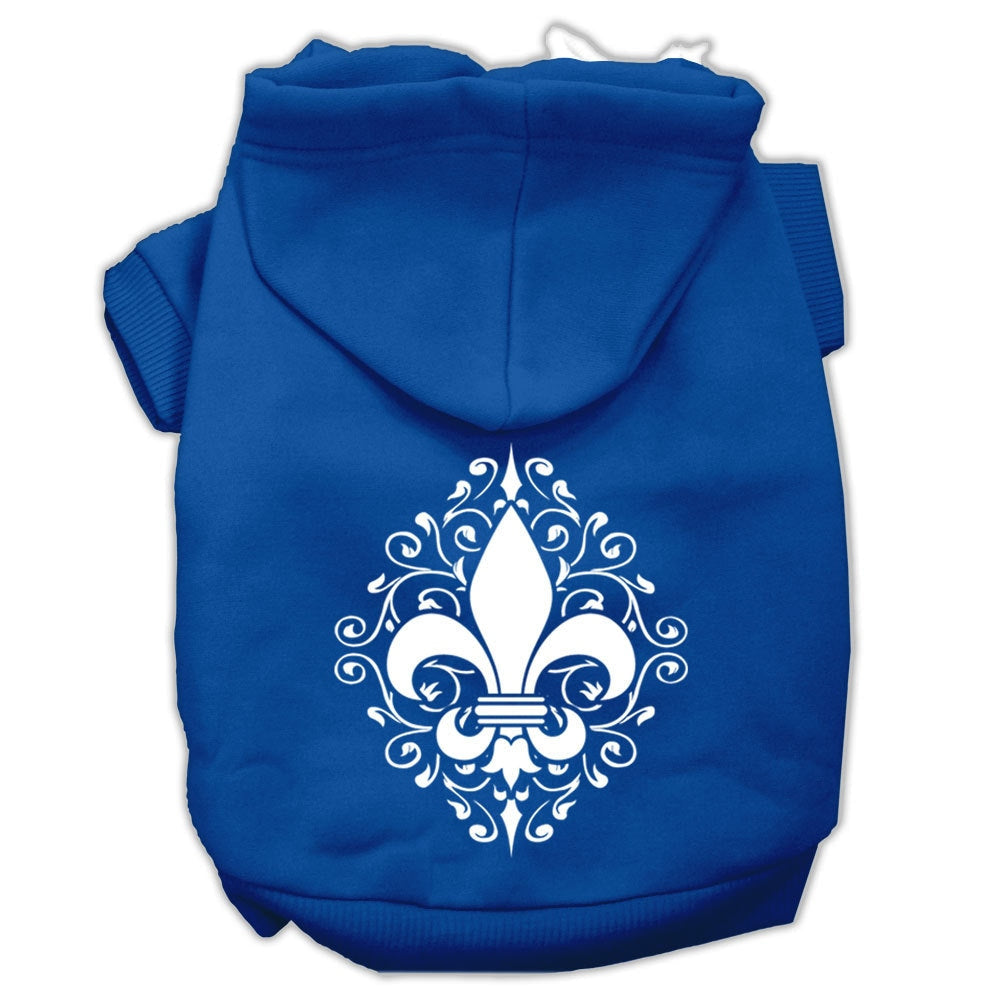 Pet Hoodie "Henna Fleur De Lis"