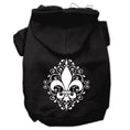 Load image into Gallery viewer, Pet Hoodie "Henna Fleur De Lis"
