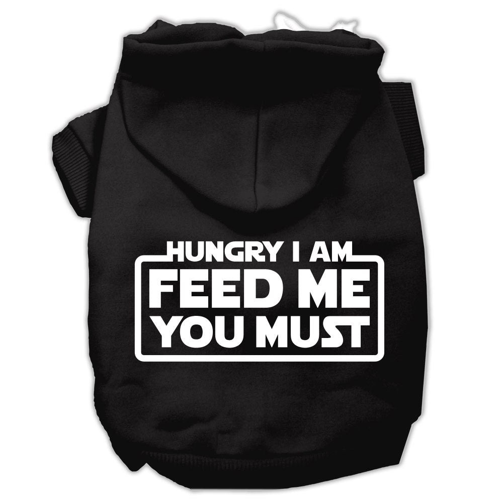 Pet Hoodie "Hungry I Am, Feed Me You Must"