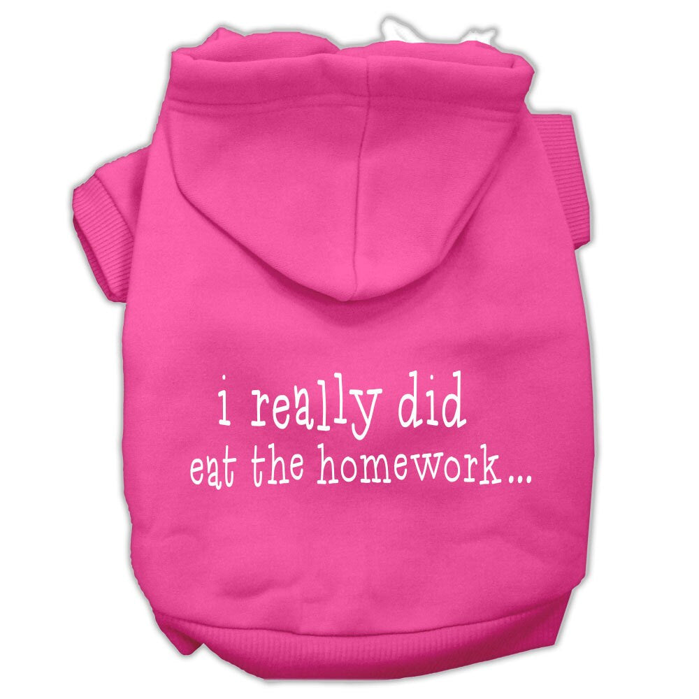Pet Hoodie "I Really Did Eat The Homework"