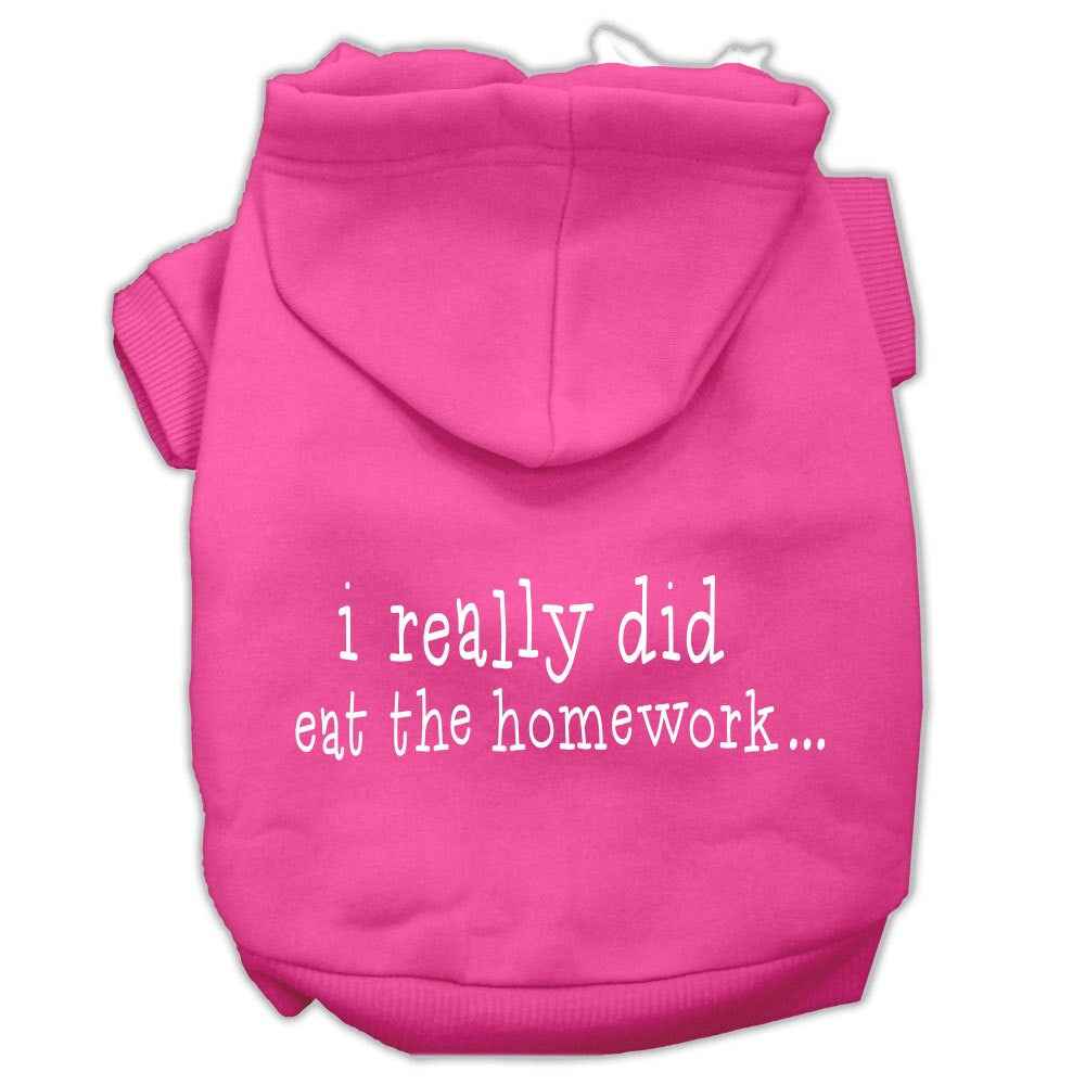 Pet Hoodie "I Really Did Eat The Homework"
