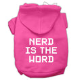 Load image into Gallery viewer, Pet Hoodie "Nerd Is The Word"
