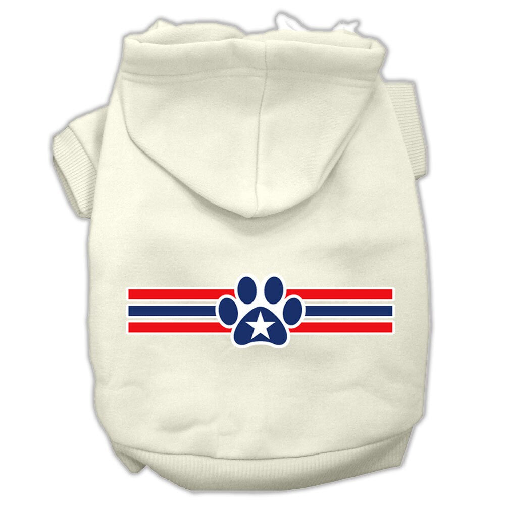 Pet Hoodie "Patriotic Star Paw"