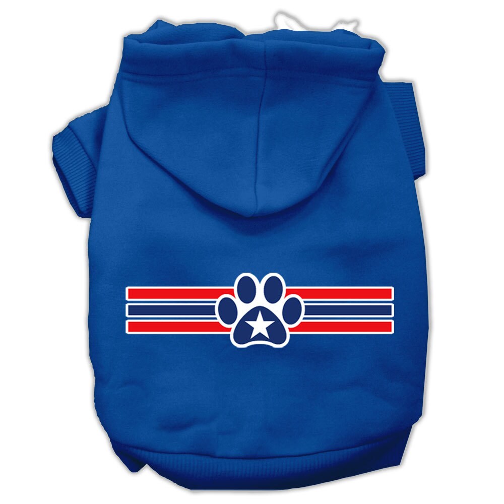 Pet Hoodie "Patriotic Star Paw"