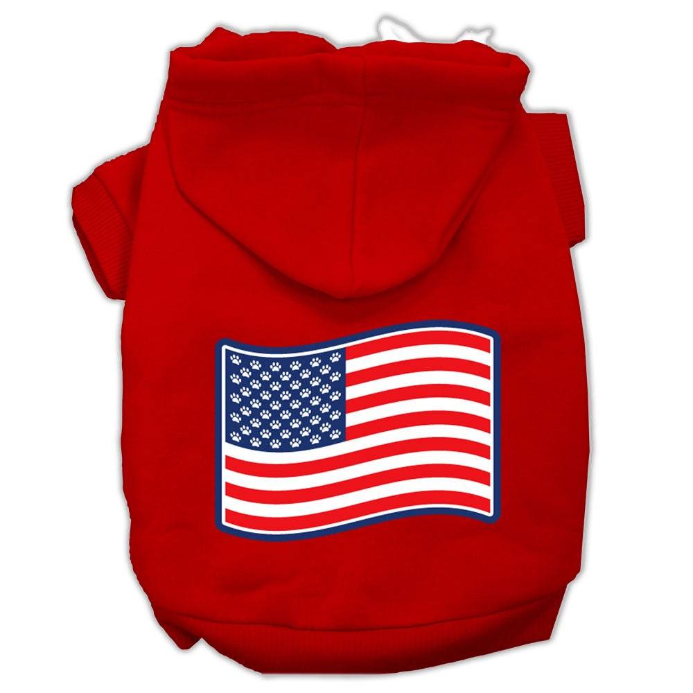 Pet Hoodie "Paws And Stripes"