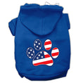 Load image into Gallery viewer, Pet Dog & Cat Hoodie Screen Printed, "Patriotic Paw"
