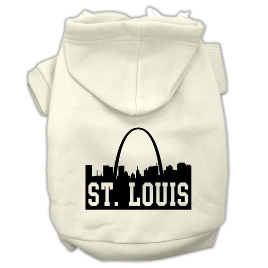 Pet Hoodie "St. Louis Skyline"