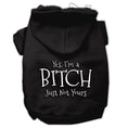 Load image into Gallery viewer, Pet Hoodie "Yes, I'm A Bitch, Just Not Yours"
