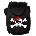 Load image into Gallery viewer, Pet Hoodie "Skull & Crossbone Bow"
