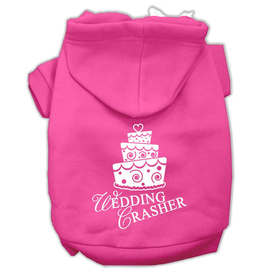 Pet Hoodie Screen Printed, "Wedding Crasher"
