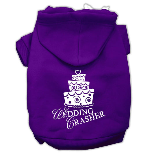 Pet Hoodie Screen Printed, "Wedding Crasher"