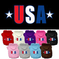 Load image into Gallery viewer, Pet Hoodie "USA Star"
