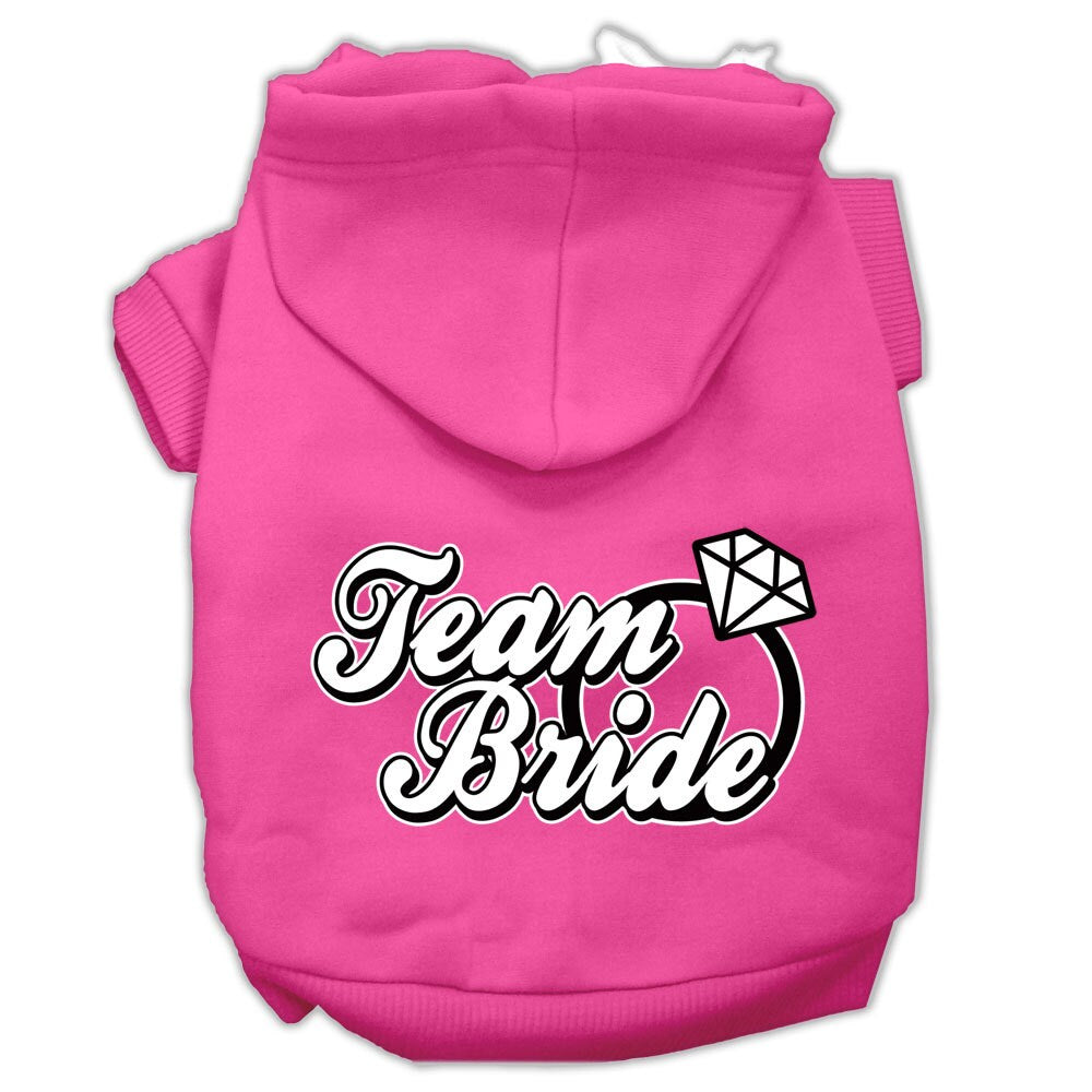Pet Hoodie "Team Bride"