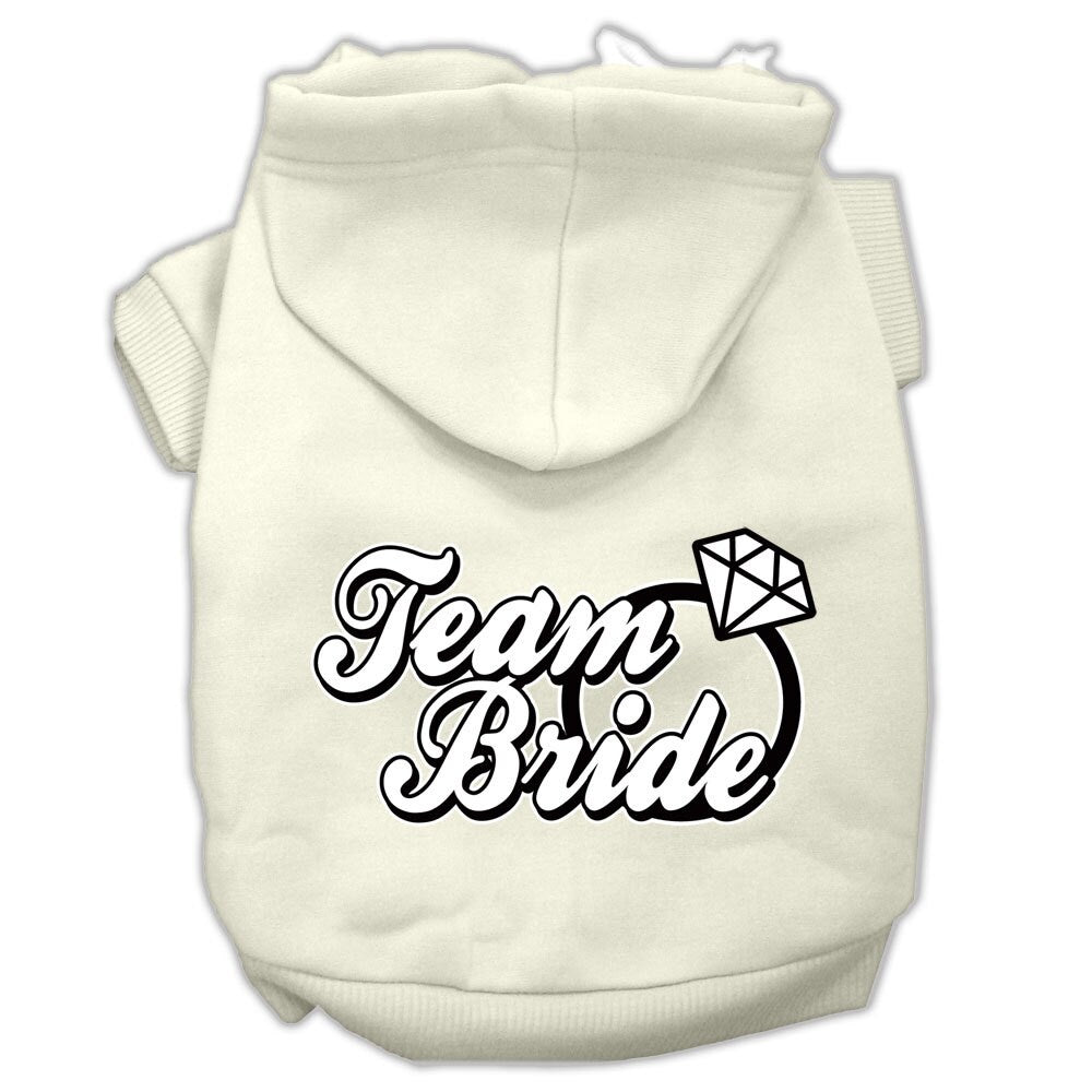 Pet Hoodie "Team Bride"