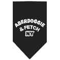 Load image into Gallery viewer, Pet and Dog Bandana Screen Printed, "Aberdoggie & Fetch NY"
