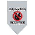 Load image into Gallery viewer, Pet and Dog Bandana Screen Printed, "Backyard Security"
