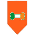 Load image into Gallery viewer, Pet and Dog Bandana Screen Printed, "Bone Shaped Flag Ireland"
