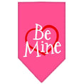 Load image into Gallery viewer, Pet and Dog Bandana Screen Printed, "Be Mine"
