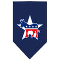 Load image into Gallery viewer, Pet and Dog Bandana Screen Printed, "Democrat"
