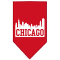Load image into Gallery viewer, Pet and Dog Bandana Screen Printed, "Chicago Skyline"
