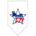 Load image into Gallery viewer, Pet and Dog Bandana Screen Printed, "Democrat"
