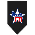 Load image into Gallery viewer, Pet and Dog Bandana Screen Printed, "Democrat"
